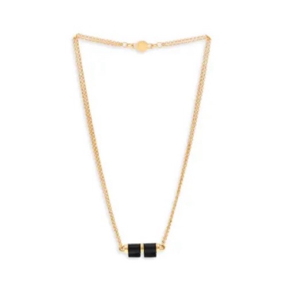 Hermes Swift Charniere Goldtone Pendant Necklace